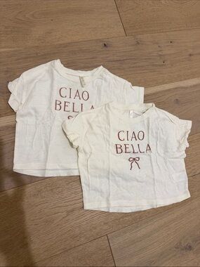 Rylee + Cru “Ciao Bella” Tee Bundle | 18–24M | Matching Set